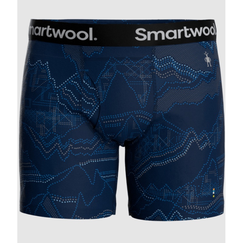Smartwool Men's Merino Print Boxer Brief Boxed