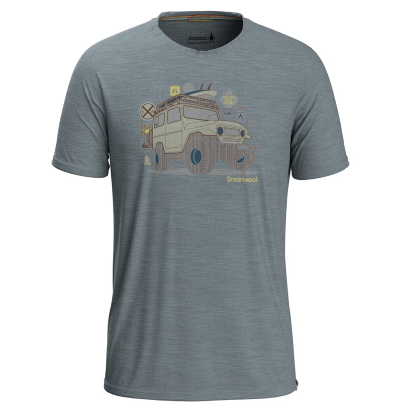 Smartwool Men's Merino Sport Overland Adventure Short Sleeve Graphic Tee