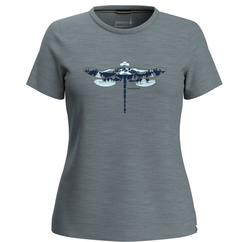 Smartwool Women's Merino Sport Dragonfly Summit Short Sleeve Graphic Tee