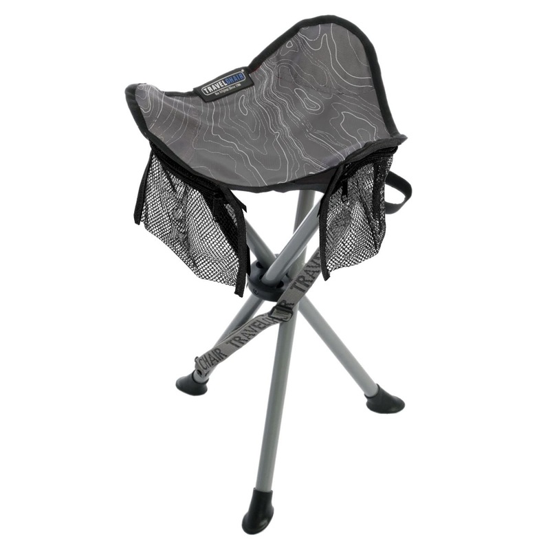 Travelchair Slacker Stool Grey Topo