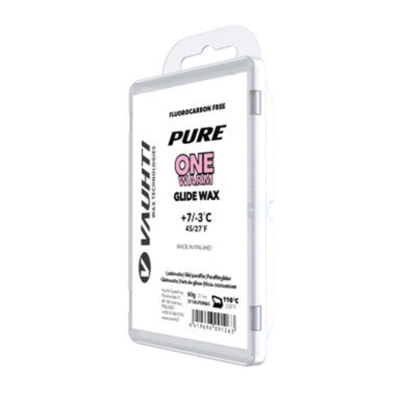 Vauhti Pure One Warm Ski Glide Wax 60G