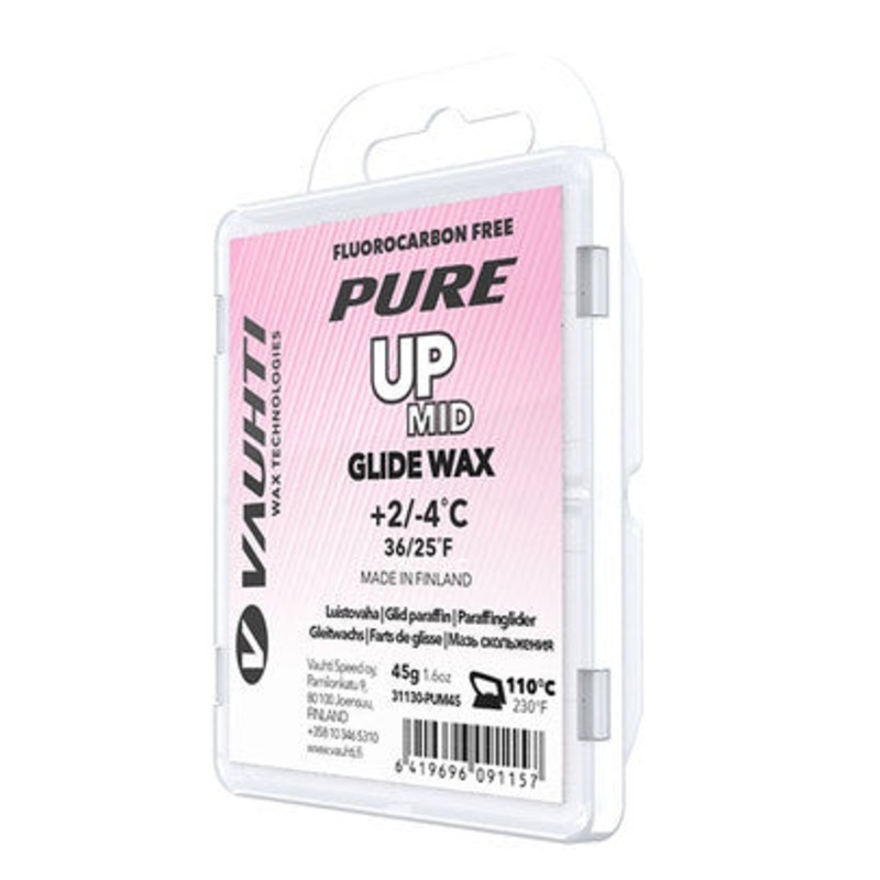 Vauhti Pure Up Mid Ski Glide Wax 45G Past Season