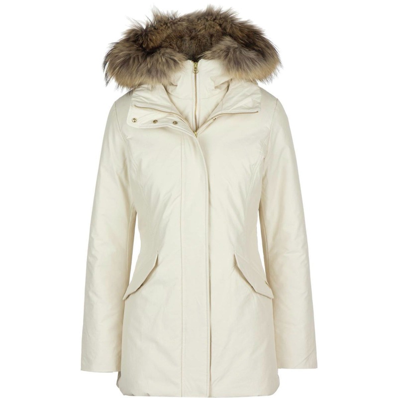 Woolrich Valentine Down Parka Women's Medium Frozen White
