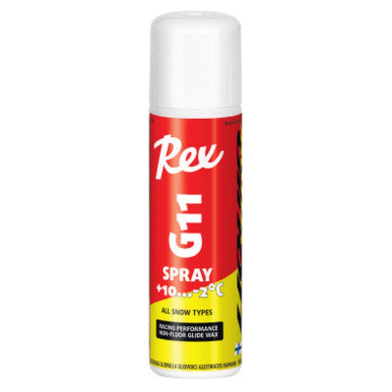 Rex G11 Yellow Spray Ski Glide Wax 150Ml