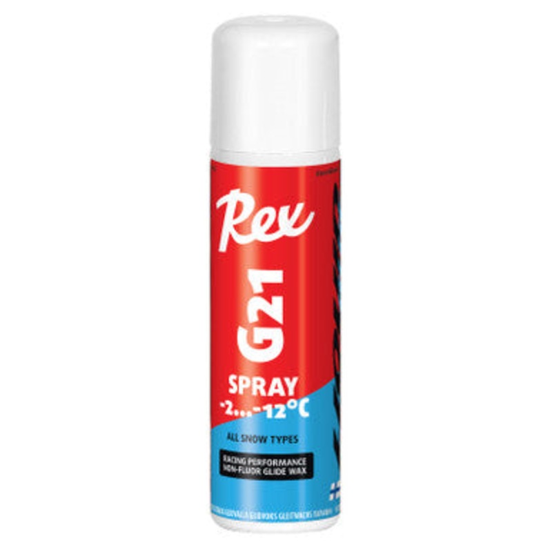 Rex G21 Blue Spray Ski Glide Wax 150Ml