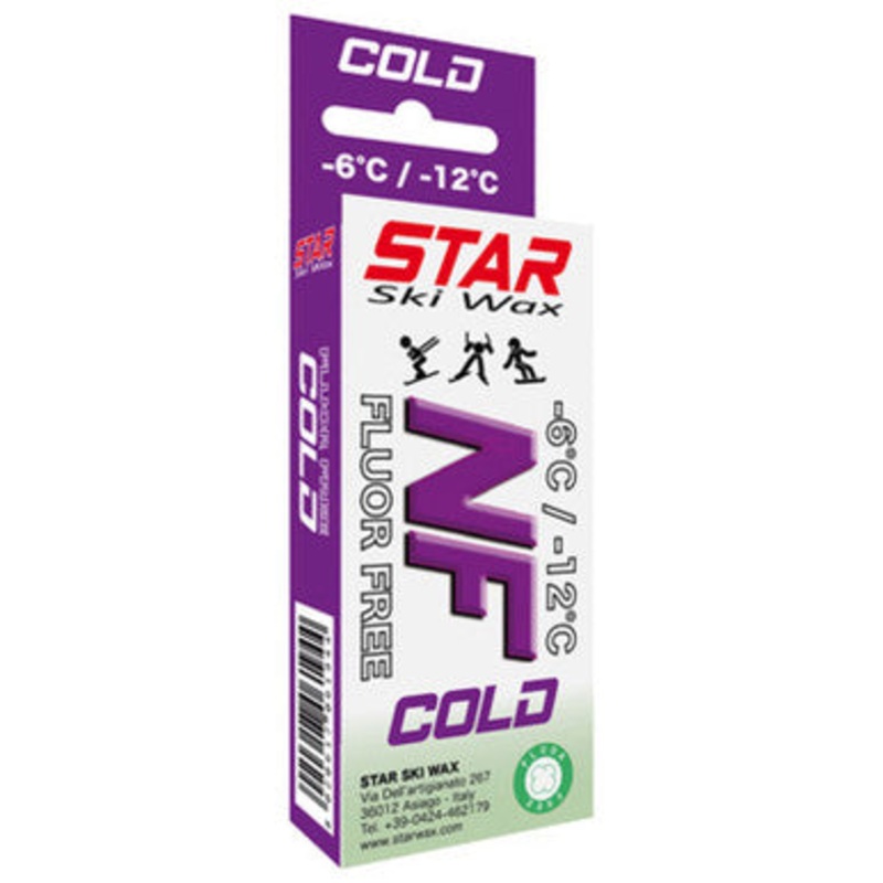 Star Nf Cold Non-Fluoro Ski Glide Wax 60 G
