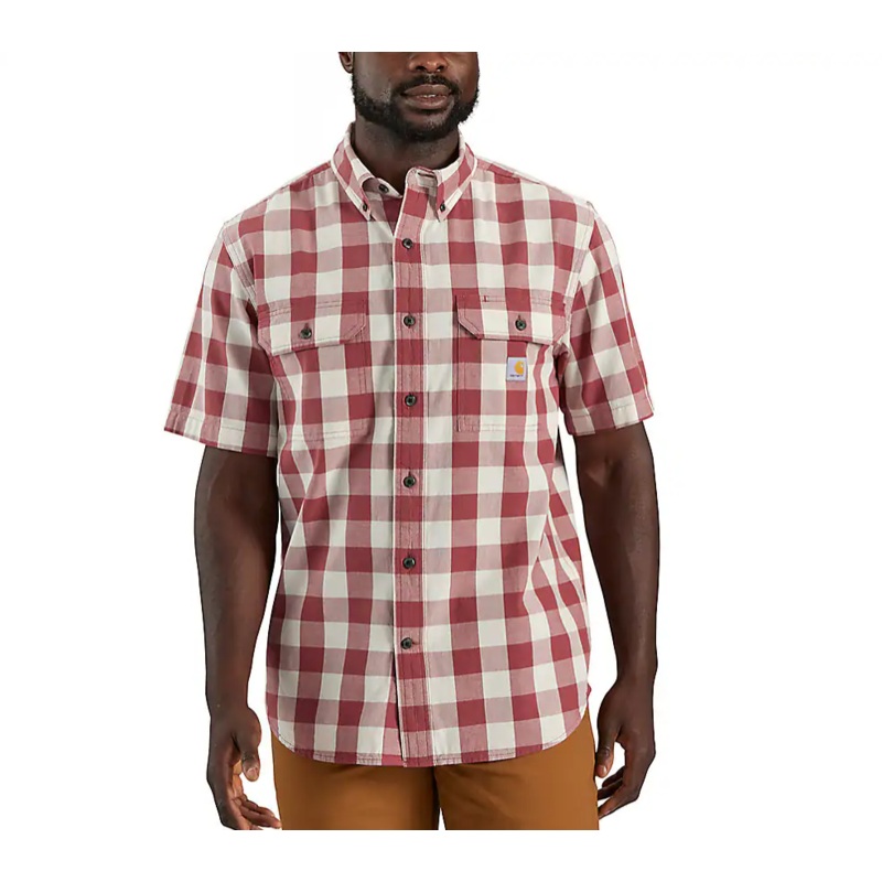 Carhartt Loose Fit Midweight Short Sleeve Plaid Shirt