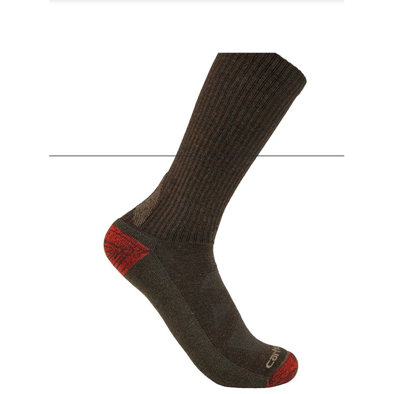 Carhartt Midweight Merino Wool Blend Boot Sock  Men's