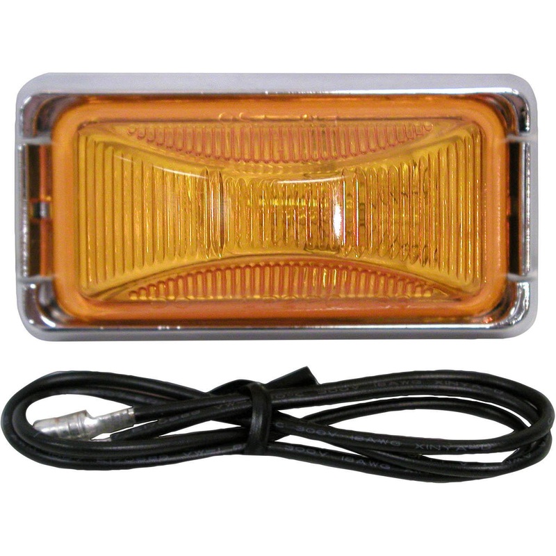 Anderson Side Marker Light Assembly w/Black Bracket