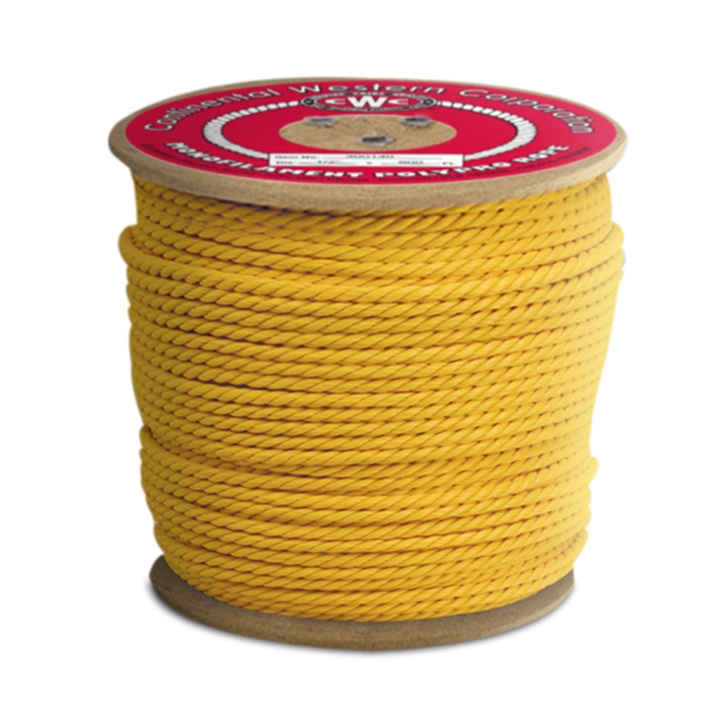 Continental Western 3-Strand Twisted Polypropylene Rope