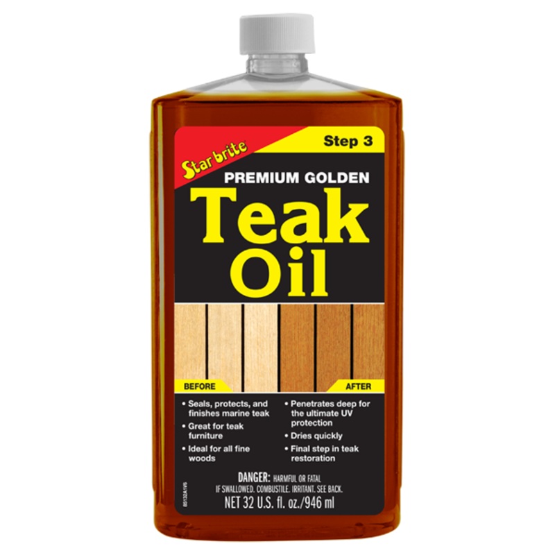 Starbrite Premium Teak Oil-Step 3
