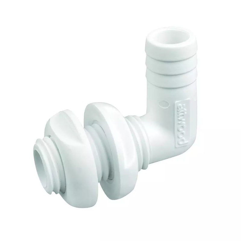 Attwood Thru Hull 90D Plastic 3/4"