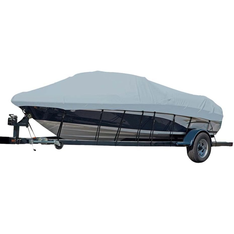Carver 77119S11-Mist Gray Sun-Dura Boat Cover Type V