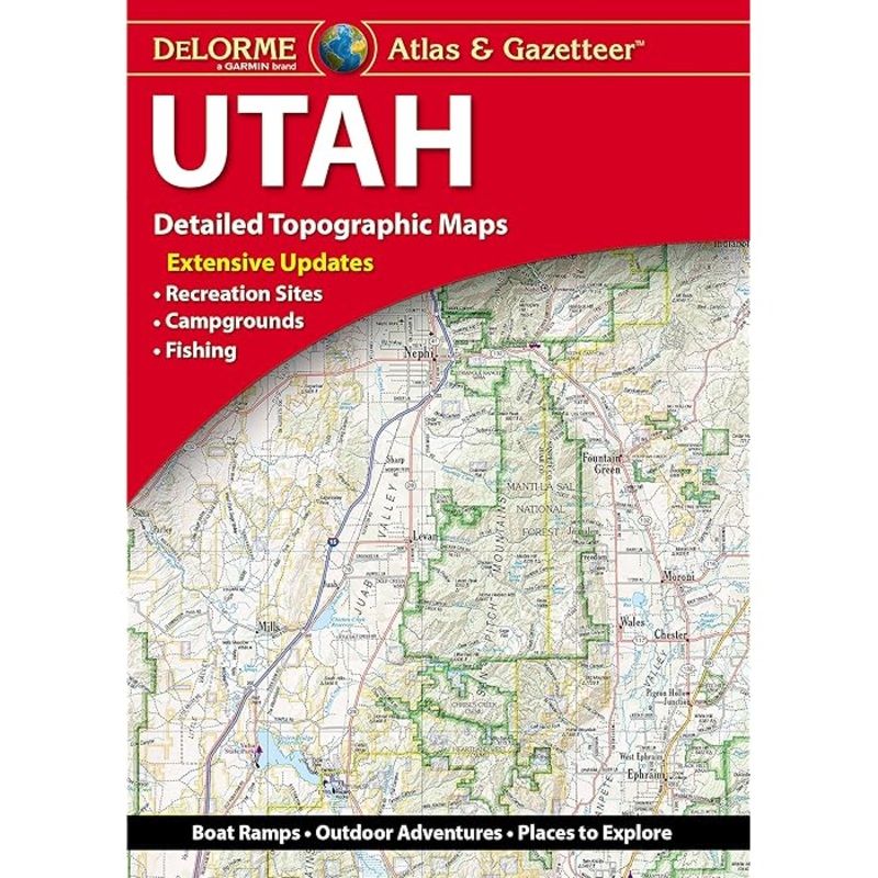 Delorme Atlas & Gazetteer Utah Map