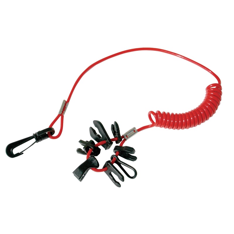 BKS-6 Kwik Tek Out Board  Kill Switch Keys with Lanyard