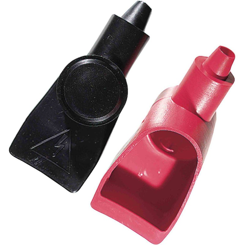 Ancor Battery Terminal Boot Set Wing Nut Style for #4-#2  Red and Black