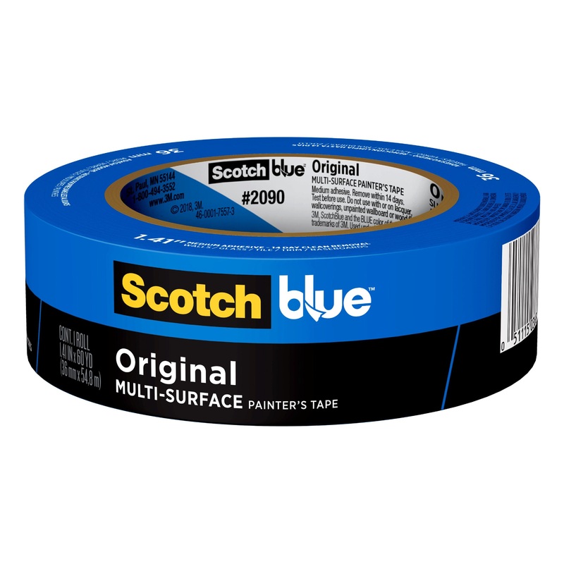3M ScotchBlue 1.41 in. X 60 Yds. Original Multi-Surface Painter's Tape