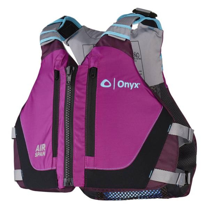 60004023 Air Span Breeze Paddling Kayak Vest, Purple - Medium & Large