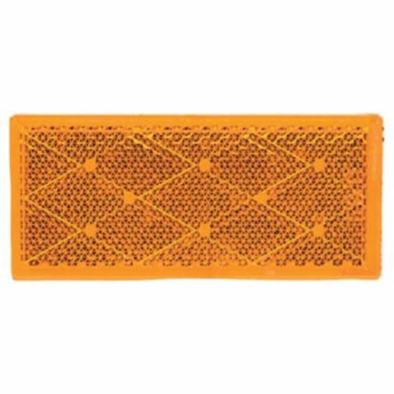 Anderson Marine E483A Amber Reflector-stick on 2/pk