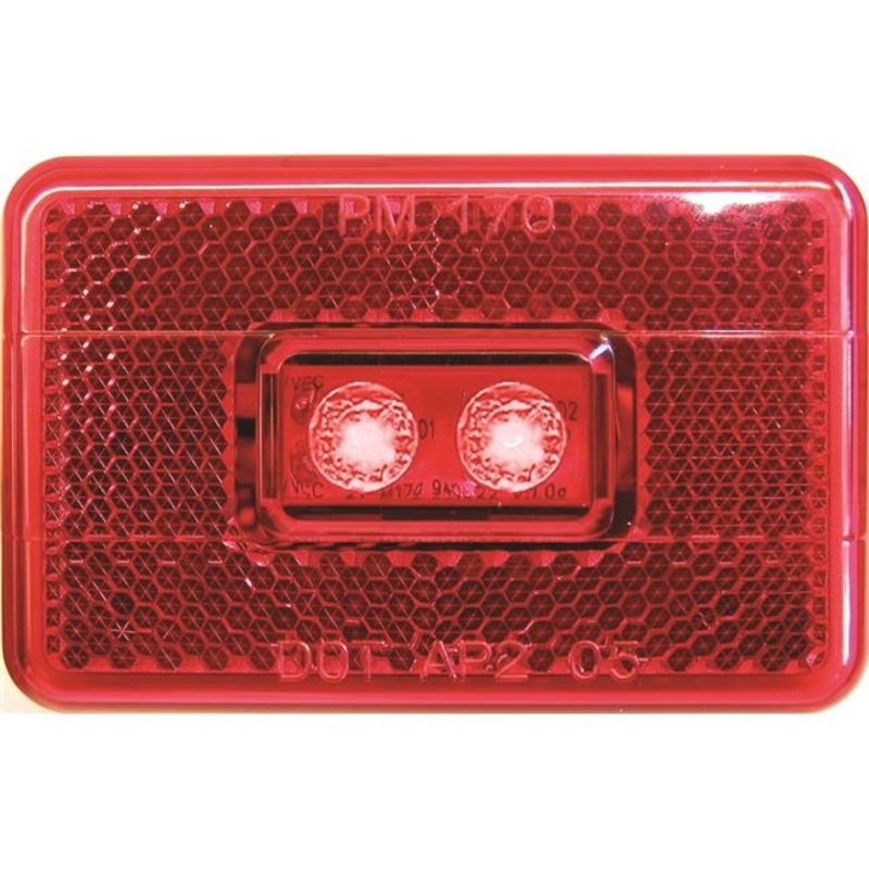 Anderson Marine V170R 9-16V LED Clearance & Side Marker Light with Reflex - Red