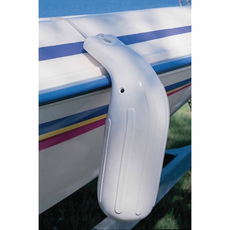Taylor Made Square Low Freeboard Fender - 5 in. X 14 in., White