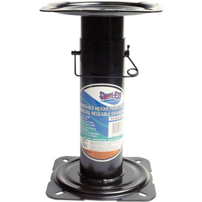 91320ADJ Adjustable Economy Pedestal, Black