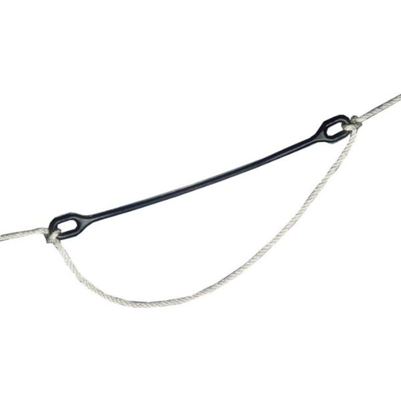 DAVIS INSTRUMENTS 1468 Line Snubber 22 INCH - Black - 2-Pack