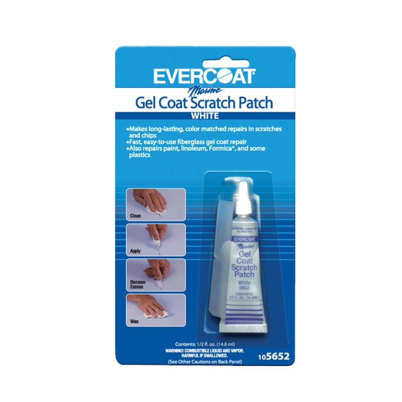 Evercoat 105652 .5 Oz White Marine Gel Coat Scratch Patch