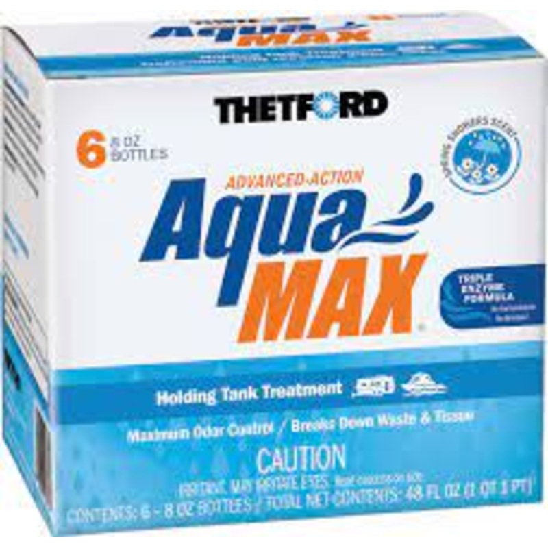 Thetford THE96634 6-80 Oz Aquamax Spring Showers Bottles- Pack of 4