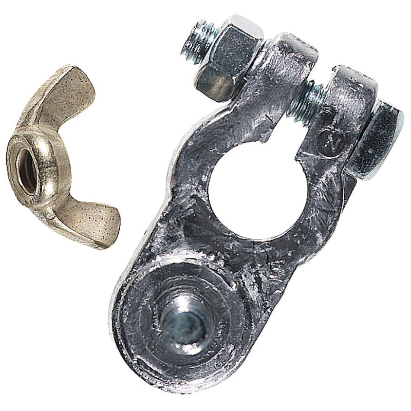 Ancor Wing Nut Battery Positive/Negative Lead Battery Terminals Set