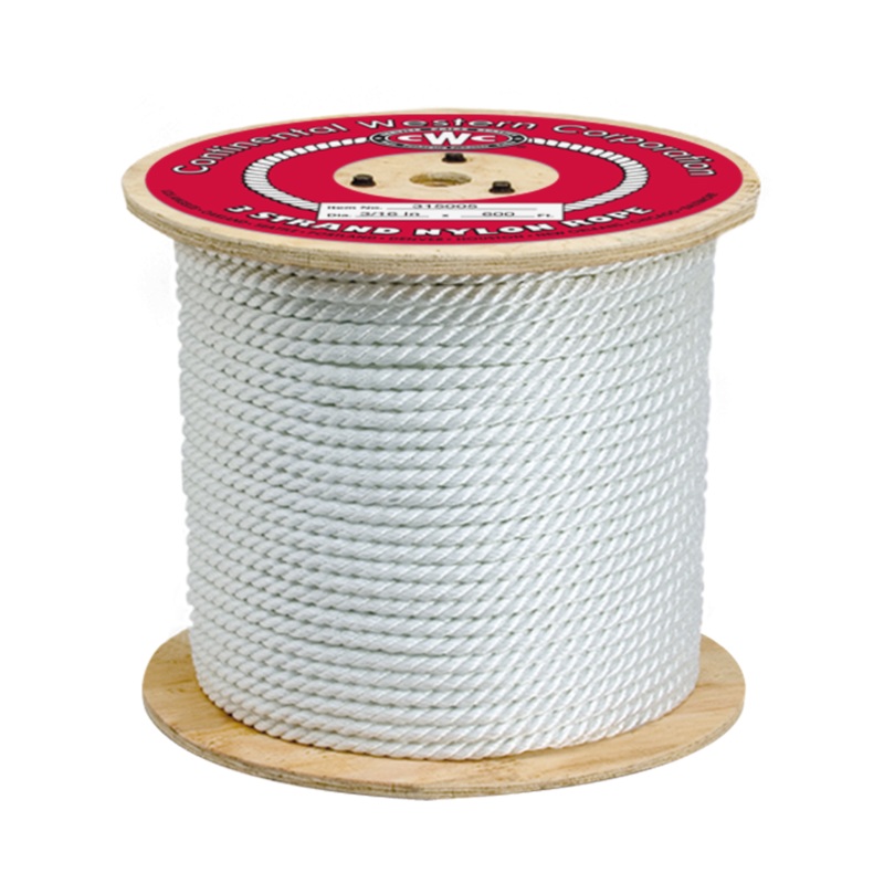 CWC 3-Strand Nylon Rope 1/2" X 600'
