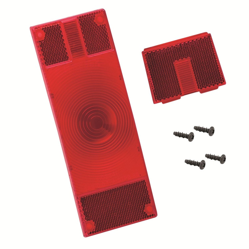 Wesbar Replacement Over 80" Waterproof Low-Profile Tail Light & Clearance Light Lens