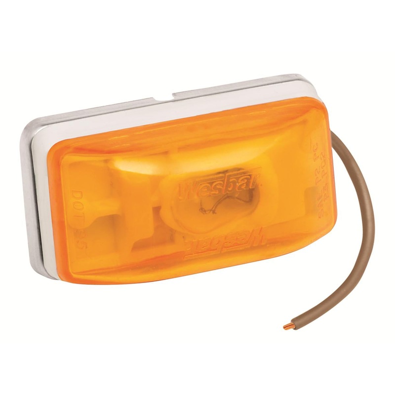 Wesbar Waterproof Stud-Mount Clearance & Side Marker Lights