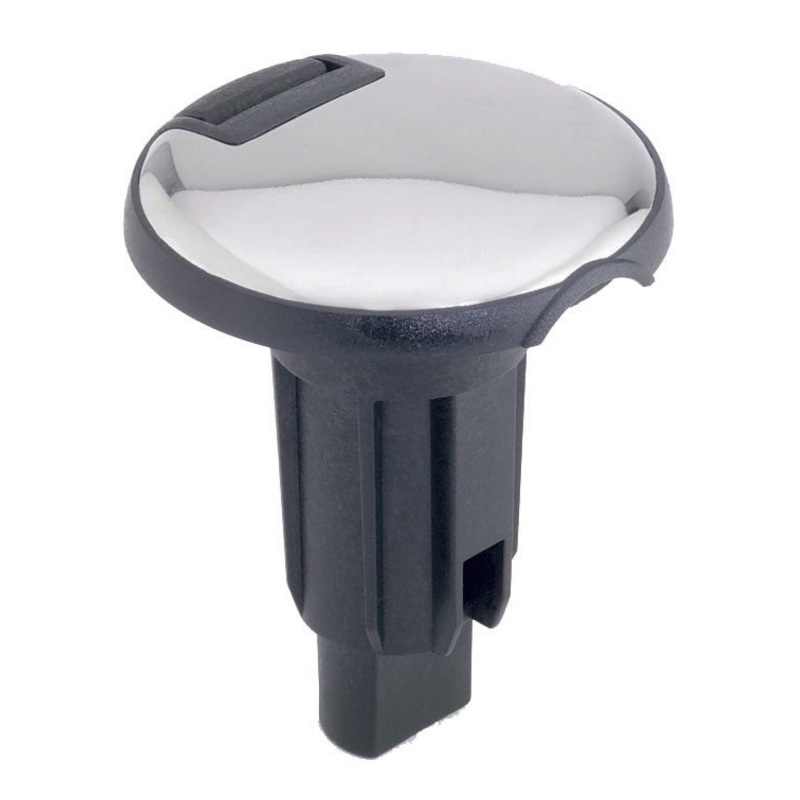 Attwood Round Stainless Steel 2-Pin Straight Light Base