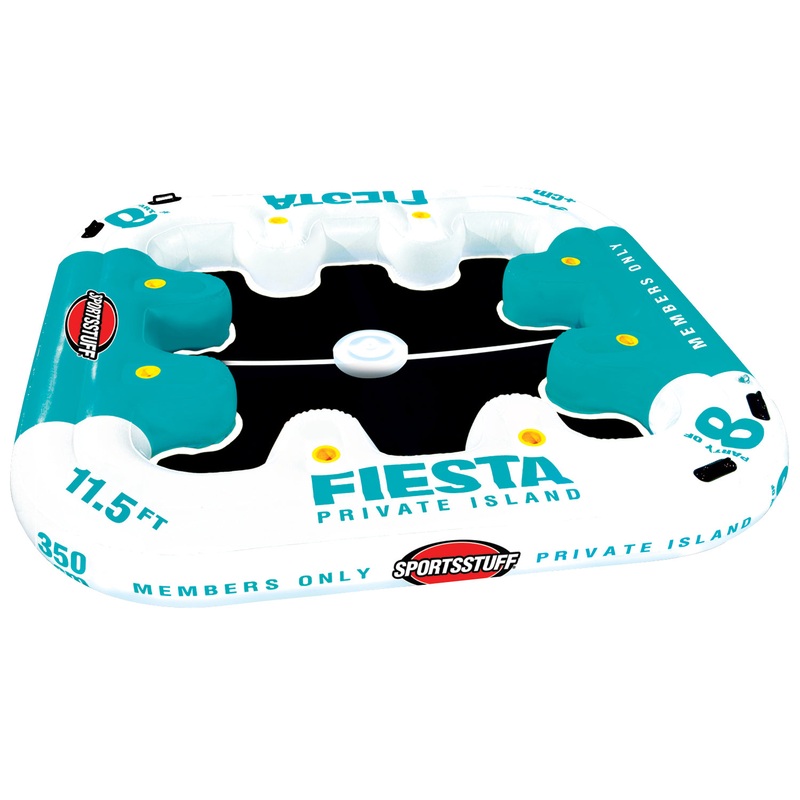 SPORTSSTUFF Fiesta Island 8 Person Inflatable Lounge