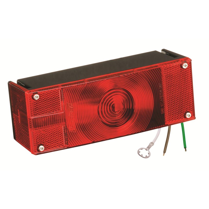 Wesbar Waterproof Over 80" 3X8 Low Profile Tail Lights Left